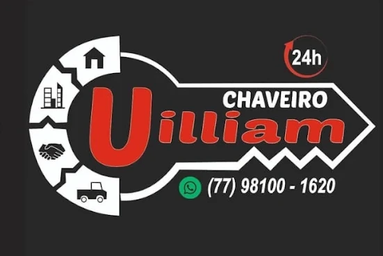 Logotipo Chaveiro 24 Horas Uiliam